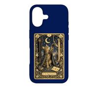 Custodia per iPhone 17 Mystic Cat Tarocchi Card Art - Alta Sacerdotessa Felino