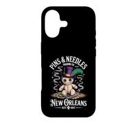 Custodia per iPhone 17 Mystical Voodoo Doll New Orleans Pins and Needles Art