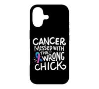 Custodia per iPhone 17 Nastro blu di tè del sopravvissuto del cancro della tiroide Chemo regalo