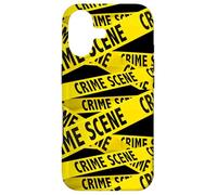 Custodia per iPhone 17 Nastro investigativo scena del crimine, scienza forense, polizia CSI