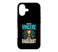 Custodia per iPhone 17 Nato Per Vincere Cresciuto A Pane E Ragequit Gamer