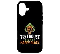 Custodia per iPhone 17 Nature tree house trees quote funny happy place treehouse