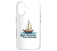 Custodia per iPhone 17 Naviga verso i tuoi sogni Inspirational Sailing Nautical