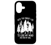 Custodia per iPhone 17 Nella foresta vado, per perdere la testa e trovare la mia anima