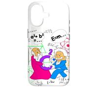 Custodia per iPhone 17 Nerd Divertente Pitagora Combattere Per C Al Quadrato Matematica Insegnante