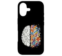 Custodia per iPhone 17 neurologo, cervello, sinistra, e, destra, pensare, creatività, concetto