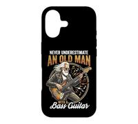 Custodia per iPhone 17 Never Underestimate an Old Man with A Bass Guitar Player Dad