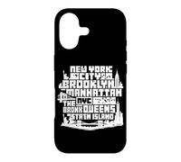 Custodia per iPhone 17 New York City Skyline NYC Boroughs Brooklyn Manhattan
