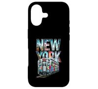 Custodia per iPhone 17 New York Treno Graffiti Stile Nyc Metropolitana Car Street Hip Hop