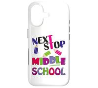 Custodia per iPhone 17 Next Stop Middle School Girl Boy Funny For Kids Graduation
