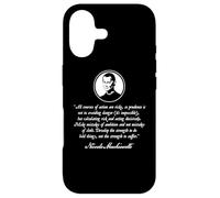Custodia per iPhone 17 Niccolò Machiavelli Italiana Firenze Politica Rinascimento