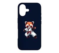 Custodia per iPhone 17 Ninja Panda Rosso Karate Arti Marziali Jiu-Jitsu Judo Taekwondo