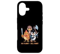 Custodia per iPhone 17 No Flight - All Fight Fun Bird Psychology Joke