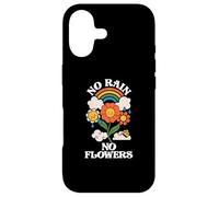 Custodia per iPhone 17 No Rain No Flowers | Arcobaleno Natura | Motivazione