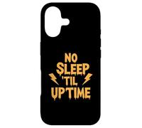 Custodia per iPhone 17 No Sleep Til Uptime Sysadmin IT Programmer Tech Humor
