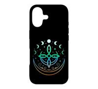 Custodia per iPhone 17 Nodo Celtico Luna Simboli Elementi Terra Aria Acqua