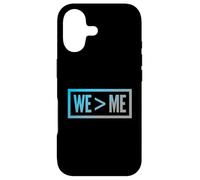 Custodia per iPhone 17 Noi > Me Teamwork Team We Greater Than Me Citazione We Me Meaning