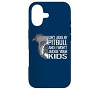 Custodia per iPhone 17 Non giudicare il mio Pitbull e non giudicherò i tuoi figli