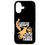 Custodia per iPhone 17 Non ho bisogno di terapia, ho solo bisogno di guidare la motocicletta