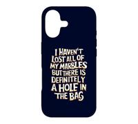 Custodia per iPhone 17 non ho perso tutte le mie biglie ma c'è un buco nella borsa