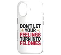Custodia per iPhone 17 Non lasciare che i tuoi sentimenti si trasformino in controllo emotivo dei crimini