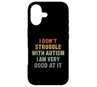 Custodia per iPhone 17 Non lotto con l'autismo, sono molto bravo a farlo - Uomini Bambini