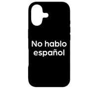Custodia per iPhone 17 "Non parlo spagnolo." Divertente parola spagnola