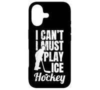 Custodia per iPhone 17 Non posso, devo giocare a hockey su ghiaccio