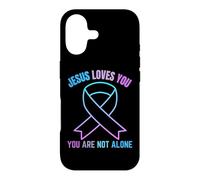 Custodia per iPhone 17 Non sei solo Gesù ti ama sopravvivere a pensieri suicidi