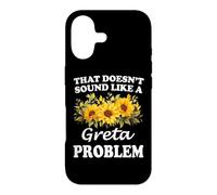 Custodia per iPhone 17 Non suona come una ragazza di girasole con problemi di Greta
