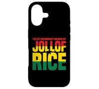 Custodia per iPhone 17 Non Toccare Il Mio Jollof Rice Messaggio