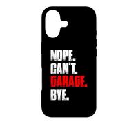 Custodia per iPhone 17 Nope can't garage bye amante delle auto meccanico garage auto ragazzo