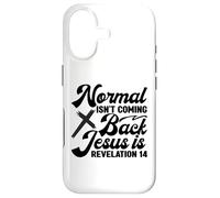 Custodia per iPhone 17 Normale non è tornare Gesù è, cristiano, amore nella fede