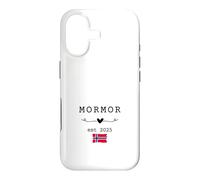 Custodia per iPhone 17 Norwegian Grandma Mormor, idea regalo per compleanno norvegese