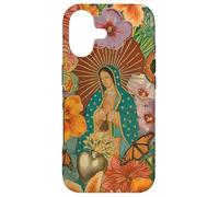Custodia per iPhone 17 Nostra Signora di Guadalupe Floreale Arte Religiosa Design