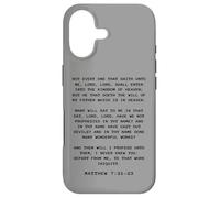 Custodia per iPhone 17 Not Every One That Saith LORD, LORD Shall... Matthew 7:21-23