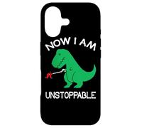 Custodia per iPhone 17 Now I Am Unstoppable Funny T-Rex