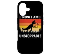 Custodia per iPhone 17 Now I'm Unstoppable - Funny Vintage T-Rex Dinosaur