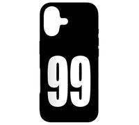 Custodia per iPhone 17 Numero Ninety Nine #99 Uniforme Squadra Sportiva Compleanno 99