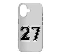 Custodia per iPhone 17 Numero Venti Sette #27 Uniforme Squadra Sportiva Compleanno 27