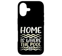 Custodia per iPhone 17 Nuotatore Humor Home I Dove La Piscina Nuota