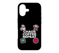 Custodia per iPhone 17 Nurse Life Chaos Coffee Repeat ER Medical
