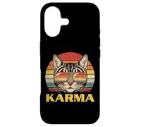 Custodia per iPhone 17 Occhiali da sole con viso di gatto Karma Funny Kitten Kitty Uomini Donne Bambini