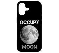 Custodia per iPhone 17 Occupy Moon, Not Mars - Missione Lunare Scienza e Tecnologia