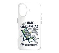 Custodia per iPhone 17 Odio Margaritas Stavo scherzando Scheletro Humor spiaggia