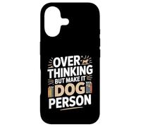 Custodia per iPhone 17 Oltre pensare ma renderlo umorismo persona cane