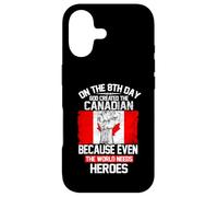 Custodia per iPhone 17 On The Eighth Day God Created The Canadian Pride Heroes