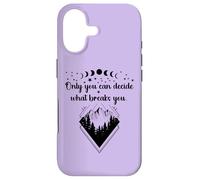 Custodia per iPhone 17 Only You Can Decide What Breaks You Book Lover Bookish Books