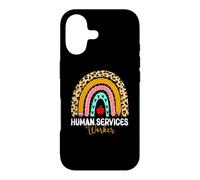 Custodia per iPhone 17 Operaio dei servizi umani Leopard Rainbow Healthcare Doctor Work