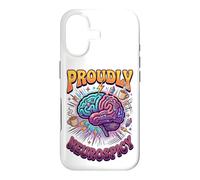 Custodia per iPhone 17 Orgogliosamente Neurospicy Cervello Colorato ADHD Neurodiversità Gioia